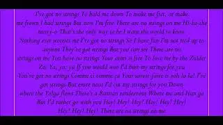 Pinocchio, I've Got No Strings Lyrics