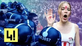 Könnygáz helyett rendőrrohamot kaptak a diáktüntetők a Fidesz-székháznál