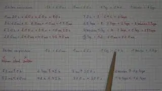 Zeiten vergleichen (Grundschule 4. Klasse)