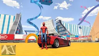 Mega Ramp Add & Testing Until Car Blast in GTA V
