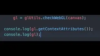 WebGL getContextAttributes - ProgrammingTIL WebGL Tutorial Video Screencast 0002