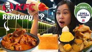 What to EAT in CHINATOWN SYDNEY Part 4 | Crazy KFC CRISPY RENDANG 😱