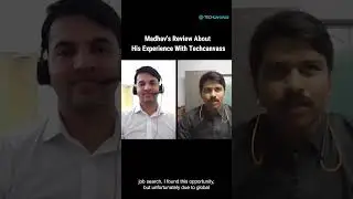 Madhav Review’s about his Experience with Techcanvass