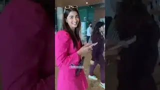 beautiful pooja hegde in pink look 