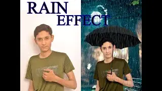 How To Add Rain Effect in your Photo | photoshop Tutorial By || Brightness40 Photography ||