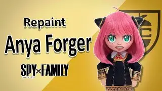 REPAINT Anya Forger Doll | SPY X FAMILY | OOAK Art Doll