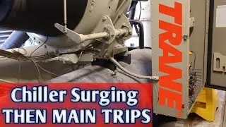 Trane Chiller Surging THEN ELECTRICAL Main TRIPS