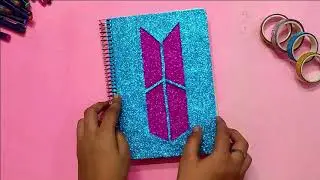 ASMR BTS Journal | Scrapbooking/journaling with me | BTS journaling idea