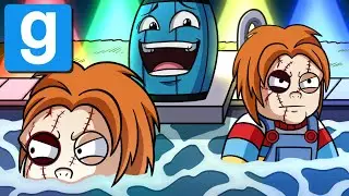 Gmod: Chucky's Halloween Pool Party! (Prop Hunt)