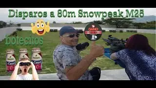 Tirada a 80m Snowpeak M25