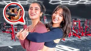 GYM DATE w/ CINNA… (we hit it off) 