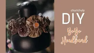 DIY YoYo Headband by Churi Chuly