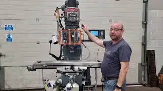 Rebuilt Bridgeport Milling machine with 42 inch table and Goodwin 4 axis Digital Readout system