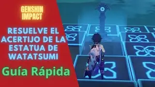MISSION SOLUTION: SOLVE THE WATATSUMI STATUE RIDDLE - GENSHIN IMPACT