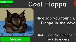 How To Get The “Coal Floppa” | Find The Floppa Morphs 