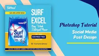how to make social media banner in photoshop | banner design in photoshop