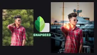 3 minutes editing with snapseed