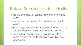 Sacred sites