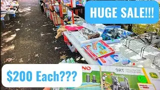 PICKING A RESELLER!!  THIS YARD SALE WAS HUGE AND LOADED WITH ITEMS