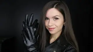 ASMR - Leather Rubbing Sounds (Jacket & Gloves) // No Talking