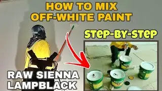 HOW TO MIX OFF-WHITE SEMI-GLOSS PAINT