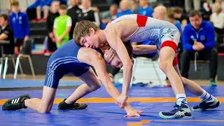 U17 R. Bostan (EST) vs D. Razkov (EST). Freestyle 48kg youth wrestling Estonia.