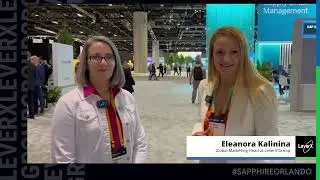 An interview with LeverX's customer representative talking about the SAP Sapphire event