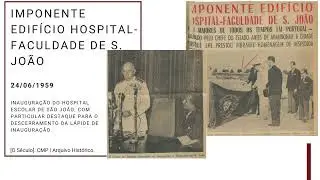 Recortes Imprensa Inauguracao Hospital Escolar  Sao Joao
