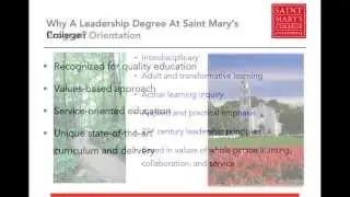 M.A. in Leadership Informational Video
