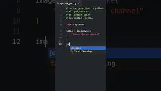 qrcode generator in python in just 3 lines of code 🤯