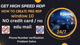 Create Free RDP | How To Create Free RDP  New Trick 2023 |  No Credit Card No Debit Card No EDU Mail