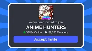 How to Join ANIME HUNTER Discord Server