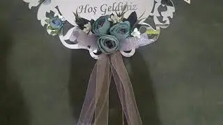 Ahşap plexi kapi süsü