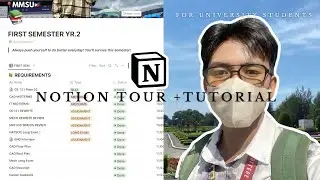 Using Notion the BASIC Way as a University Student: Easiest Notion Tutorial!