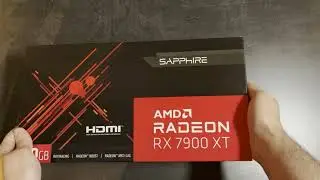 AMD Sapphire RX 7900XT ASMR Unboxing (Silent)