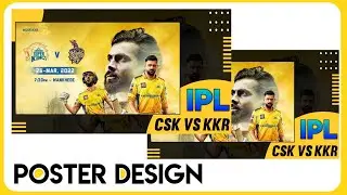 TATA IPL Poster Design in Pixellab.