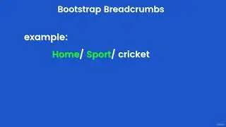 Bootstrap Breadcrumb
