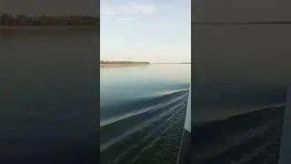 Утро на Волге в Астраханской области