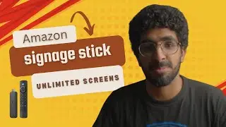 Free posterbooking digital signage with amazon signage stick 2024