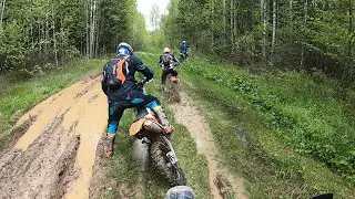 ЭНДУРО,Грязище в мае