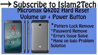 Micromax Vdeo 3 (Q4202) Mobile Hard Reset - Pattern Lock / Password Remove - Hang On Logo Solution