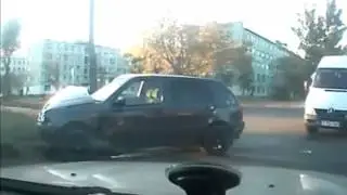 ДТП на без светофорном перекрестке