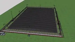 Hướng dẫn sketchup hệ thống xử lý nước thải biogas 2500 m3/ng.d