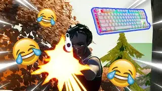MY FIRST TIME PLAYING FORTNITE ON KEYBOARD AND MOUSE