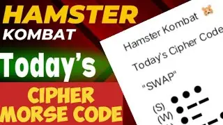 Detect 1 Million Morse Code | Earn money | Hamster Kombat Airdrop | Online earning Sites | telegram