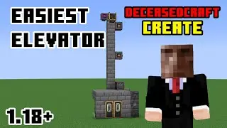 How to Build a Working Elevator in Minecraft (Create Mod Tutorial) - Deceasedcraft