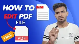 How to Edit PDF In Computer or laptop | Edit PDF File in Mobile | How to edit pdf file on laptop