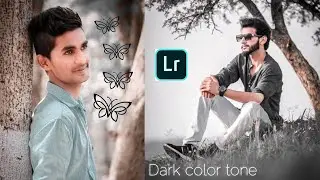Black color tone photo editing | dark tone photo editing picsart | funtoo class