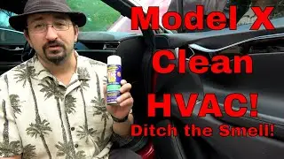 Tesla Model X AC Cleaning Tutorial - Say Goodbye to Bad Smell!
