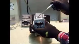 The 2 stroke intake port. Information about porting a 2 stroke cylinder intake.